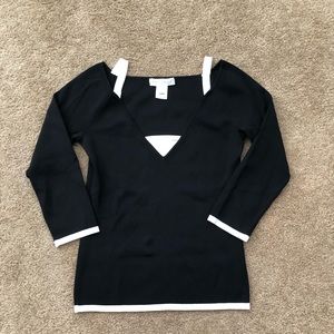 White House Black Market size S 3/4 sleeve shirt